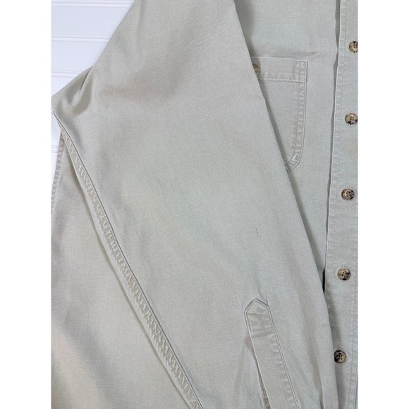 Carhartt Heavyweight Canvas Work Shirt Relaxed Fit Button Front - READ FLAWS - Picture 11 of 16